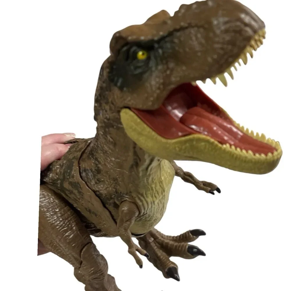 Jurassic World Thrash N Throw T-Rex FMY70 2018 Mattel Dinosaur Roars Works